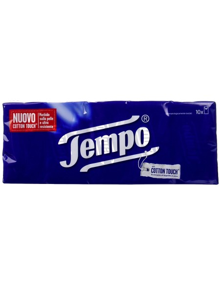 Tempo Fazzoletti Di Carta Da Naso - 10 Pacchetti Da 9 Pezzi